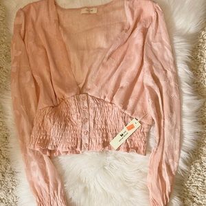 Blush pink shirt